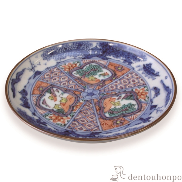 清水焼の大皿と小皿2つ 未使用・欠け有】京焼 清水焼 陶あん