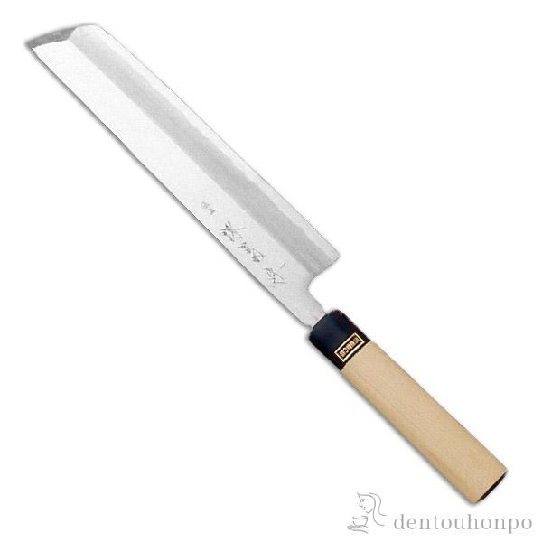 「送料無料」 和包丁 堺菊守 銀３（水牛柄） 骨切 270mm 1本 名入れ彫刻無料 ( 切れ味 ナイフ 庖丁 人気 おすすめ 堺打刃物 結婚 )