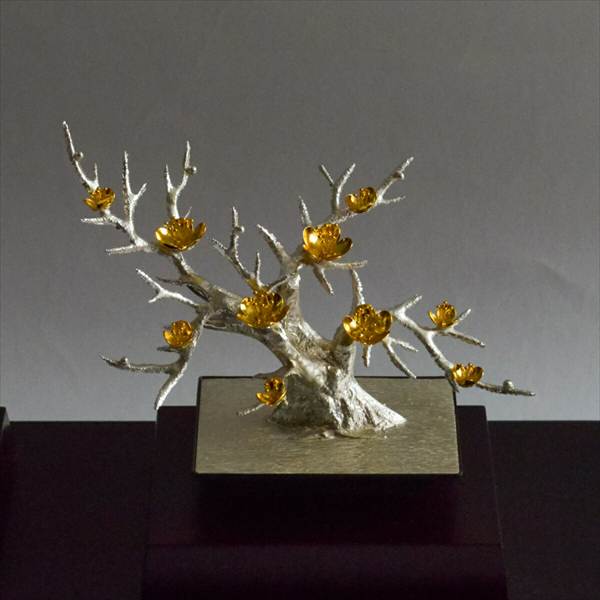 光則 高級品 純銀 盆栽 三点 2号 光則 高級品 純銀 盆栽 三点 2号 送料無料」 銀製 盆栽 三点