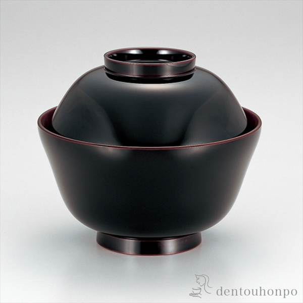 「送料無料」 まゆ型雑煮椀 溜内黒 ( お正月 雑煮椀 お椀 お吸い物 味噌汁 おすすめ 越前漆器 結婚 出産 内祝い 引き出物 金婚式 )の通販は 6,512円