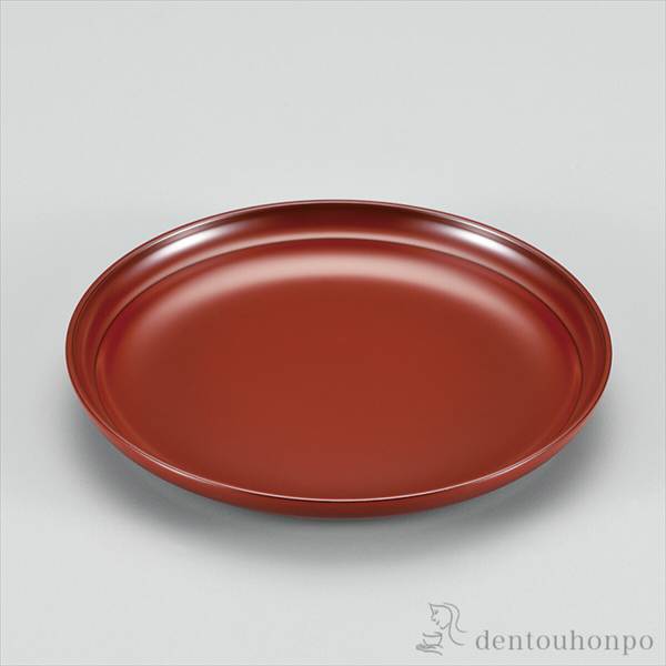 越路銘々皿 吟朱 5号 5枚 ( 退職祝い 定年 和食器セット お皿 揃える 食器 和食 越前漆器 結婚 出産 内祝い 引き出物 金婚式 )