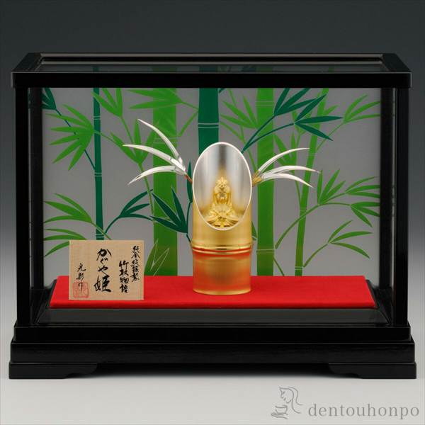 「送料無料」 純金 かぐや姫 7g ( 木札名入れ有料 高級 コレクション 美術品 工芸品 伝統 東京銀器（金工芸） 周年 創立 上場 竣工 )の通販は