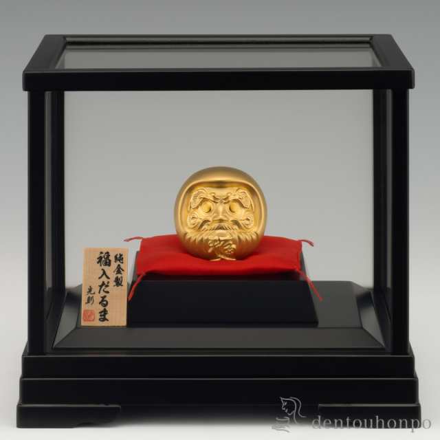 「送料無料」 純金 福入だるま 30g ( 高級 コレクション 美術品 工芸品 伝統 東京銀器（金工芸） 周年 創立 上場 竣工 開店 事務所移転 )の通販は