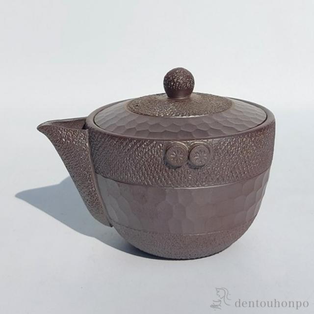 「送料無料」 ダイヤ鹿の子 泡瓶 ( ティーポット お茶 煎茶 日本茶 おすすめ 萬古焼 結婚 出産 内祝い 引き出物 )