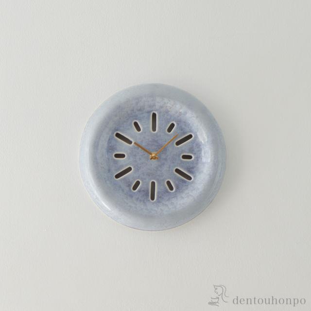 「送料無料」 京 とけい wall 銀藤 ( 置時計 置き時計 アクセサリー パソコンデスク 人気 清水焼 京焼 結婚 出産 内祝い )