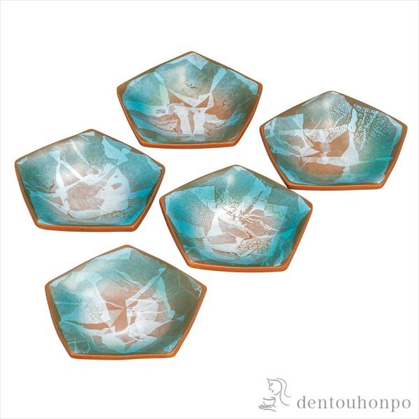 「送料無料」 皿揃 銀彩 5.5号 ( 退職祝い 定年 プレート 醤油皿 豆皿 和食 洋食 九谷焼 結婚 出産 内祝い 引き出物 )