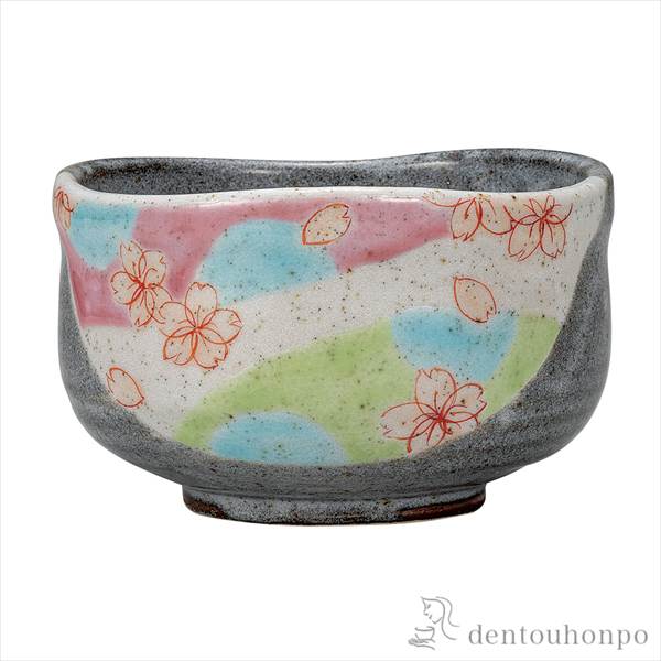 抹茶碗 花舞 ( 抹茶碗 茶道具 茶器 お稽古用 抹茶 九谷焼 結婚 出産 内祝い 引き出物 金婚式 誕生日プレゼント 還暦祝い 古希 喜寿 ) 7,293円
