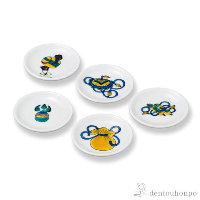 箸置揃 宝尽くし 5個セット ( 初任給 プレゼント 父の日 早割 ギフトセット 結婚祝い 箸休め はしおき おしゃれ 九谷焼 結婚 )