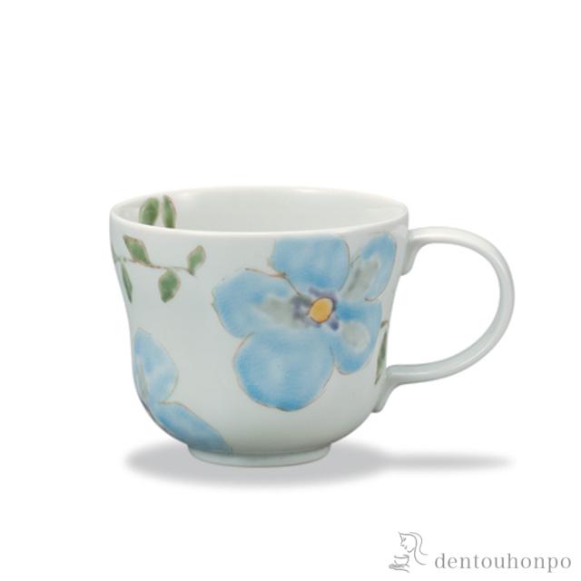 「送料無料」 マグカップ しあわせの花 ( プレゼント デザイン マグ オリジナル タンブラー 九谷焼 結婚 出産 内祝い 引き出物 )