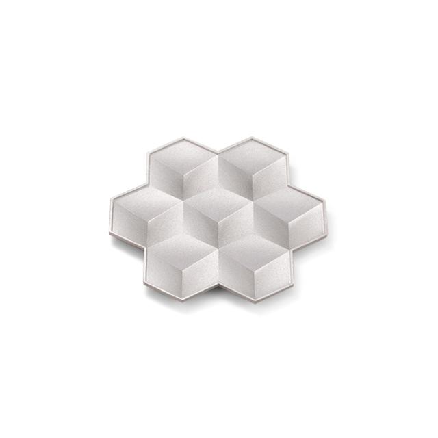 「送料無料」 平皿 Snowflakes S ( 能作 母の日 早割 プレゼント 初任給 プレート 醤油皿 豆皿 和食 洋食 高岡銅器 結婚 出産 内祝い )_2