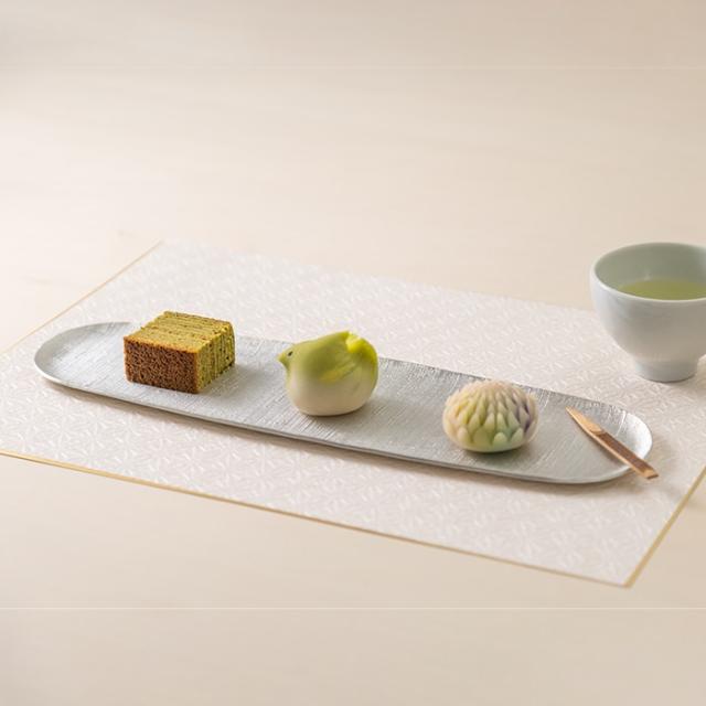 「送料無料」 長皿 布目 ( 能作 母の日 早割 プレゼント 初任給 プレート おつまみ 料理 和食 洋食 高岡銅器 結婚 出産 内祝い )