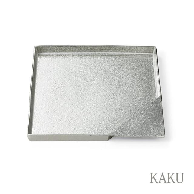 つまみ皿 KAKU L ( 能作 母の日 早割 プレゼント 初任給 プレート 醤油皿 豆皿 和食 洋食 高岡銅器 結婚 出産 内祝い 引き出物 )_2