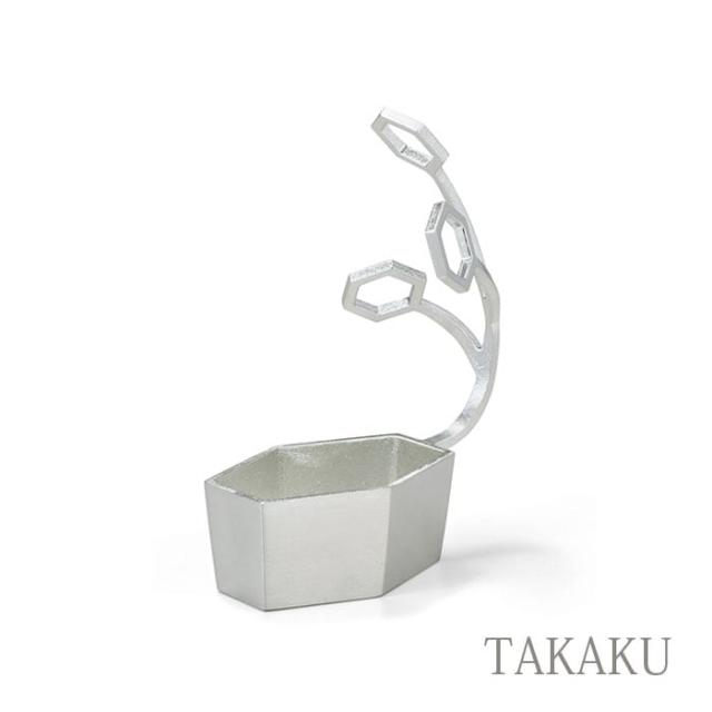 一輪差し LASSO TAKAKU ( 能作 初任給 プレゼント 父の日 早割 ガラス フラワーベース 花器 一輪挿し おすすめ 高岡銅器 周年 創立 )