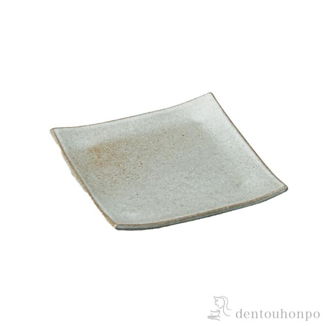 「送料無料」 皿 すず釉 13cm 5個セット ( へちもん プレート 醤油皿 豆皿 和食 洋食 信楽焼 結婚 出産 内祝い 引き出物 )