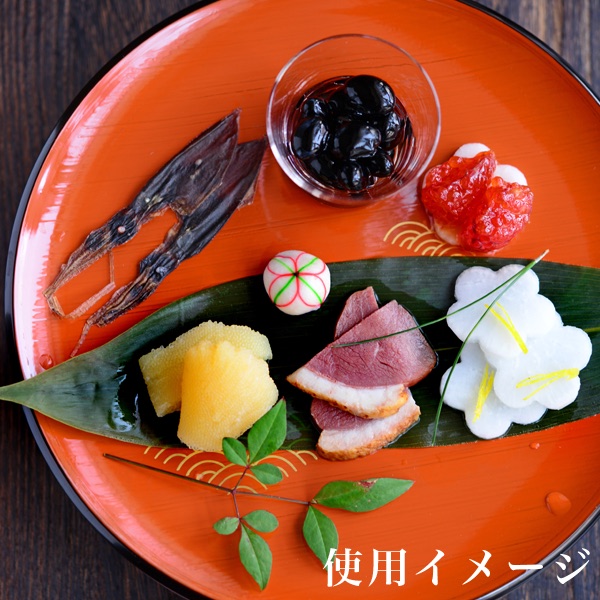 「送料無料」 盛皿 刷毛目青海波 ( 退職祝い 定年 大皿 プレート 盛り皿 食器 木製 山中漆器 結婚 出産 内祝い 引き出物 )