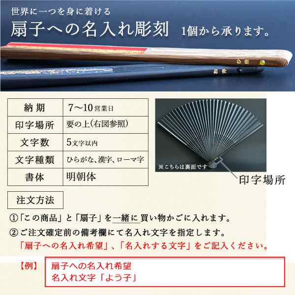 扇子 名入れ 印字代 1個分 初任給 プレゼント 祖父母 母の日 プレゼント 早割 退職祝い プレゼント の通販はau Pay マーケット 伝統本舗