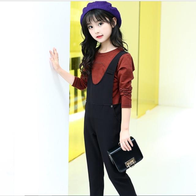 上下2点セット 子供服 オーバーオール セットアップ サロペット オールインワン 女の子 キッズ 長袖 1 130 140 150 160 の通販はau Pay マーケット ｓｕｎｆｌｏｗｅｒｋｉｄｓ