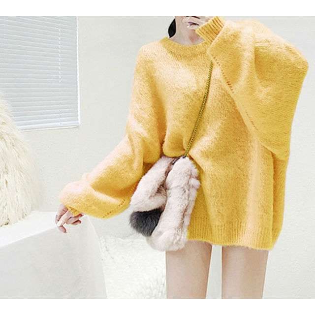 もこもこ ゆったり ニット ドルマンスリーブ セーター 秋服 冬服 レディース トップス 大きいサイズ 韓国 ファッションの通販はau Pay マーケット Aeka Clothet