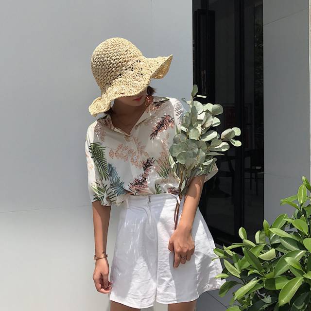 夏服 アロハシャツ レディース リゾートファッション ラフスタイル 大きいサイズ トップス 韓国 ファッション 花柄の通販はau Pay マーケット Aeka Clothet