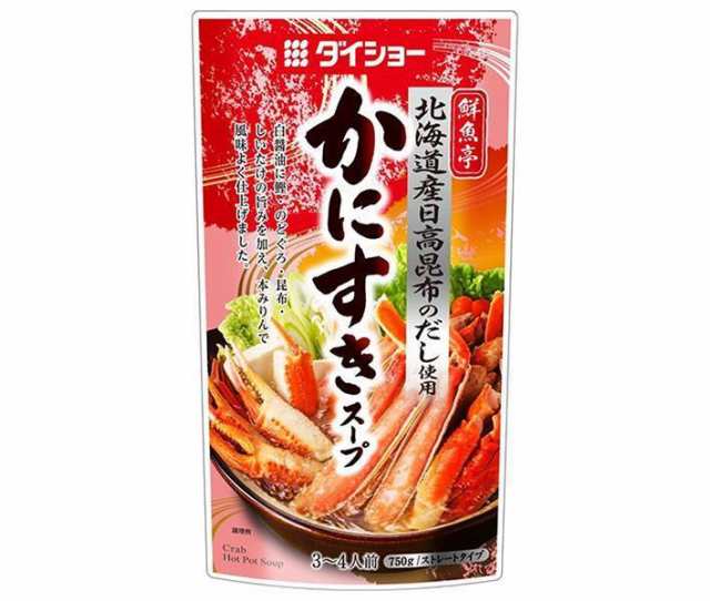 ダイショー 鮮魚亭 かにすきスープ 750g×10袋入×(2ケース)｜ 送料無料の通販はau PAY マーケット - のぞみマーケット