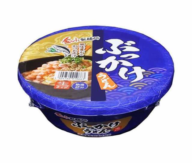 ぶっかけうどん　のぞみマーケット　金ちゃん製麺所　マーケット　徳島製粉　PAY　送料無料の通販はau　189g×12個入｜　au　PAY　マーケット－通販サイト