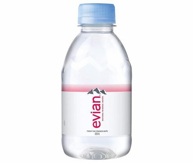 在庫限り evian(エビアン) 220mlペットボトル×24本入×（2ケース）｜ 水