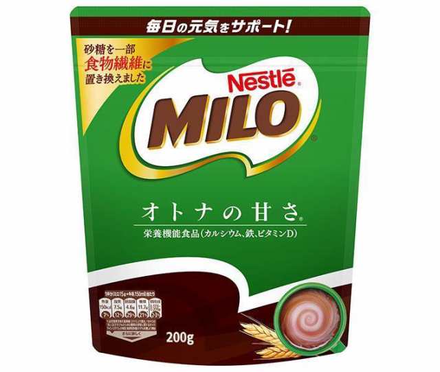 ネスレ日本 ネスレ ミロ オトナの甘さ 200g袋×12袋入×(2ケース)｜ 送料 ...