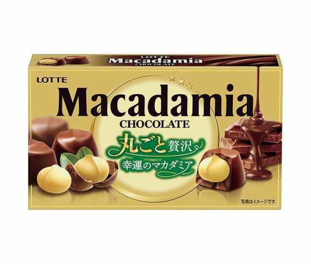 ロッテ マカダミアチョコレート 9粒×10箱入×(2ケース)｜ 送料無料の