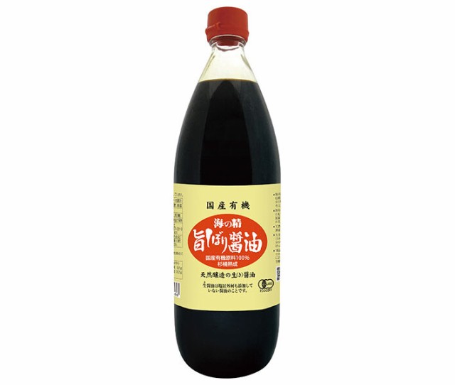 海の精 国産有機 旨しぼり醤油 1L瓶×12袋入｜ 送料無料の通販は 18,995円