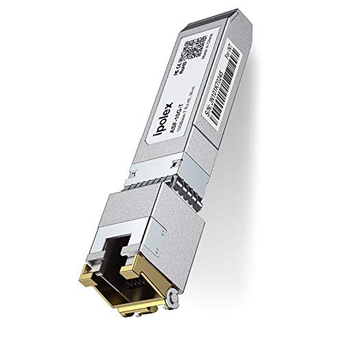 10GBASE-T SFP+モジュール RJ45コネクタ Cisco SFP-10G-T-S、Netgear、Ubiquiti、D-Link、Supe