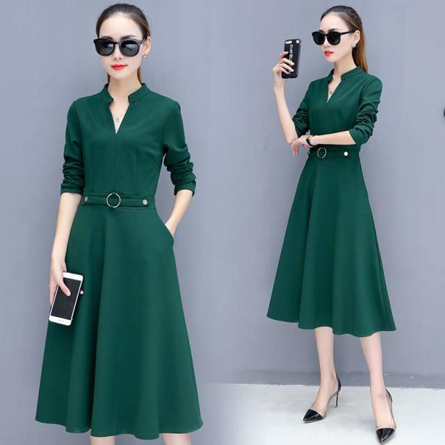 Vネック ワンピース スリム ロングパーティ 結婚式 婚活 結婚式二次会 お呼ばれ フォーマル ワンピドレス 代 30代40代 送料無料の通販はau Wowma ポプリホール