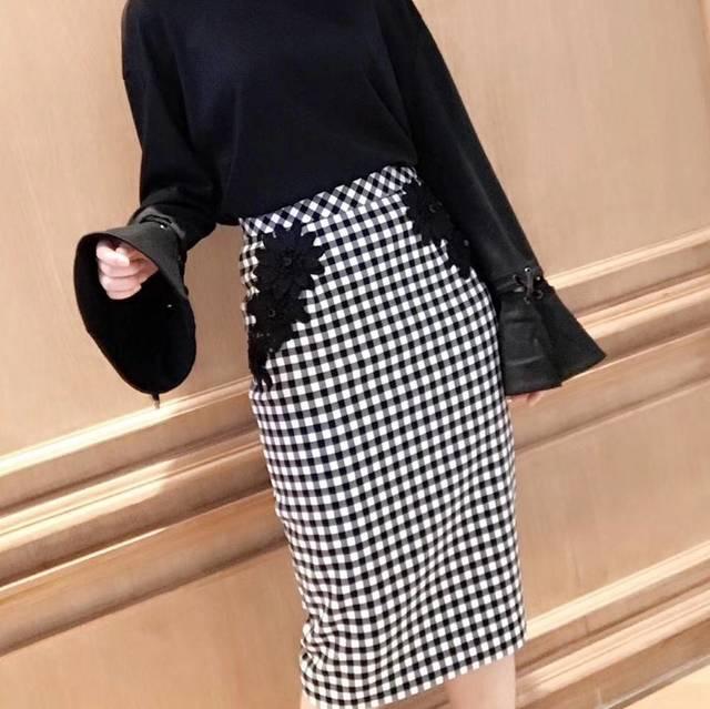 送料無料 チェック柄 ギンガムチェック タイトスカート ミディ丈 フェミニン 大人キュート ハイウエスト デート 女子会 スカートの通販はau Pay マーケット ポプリホール