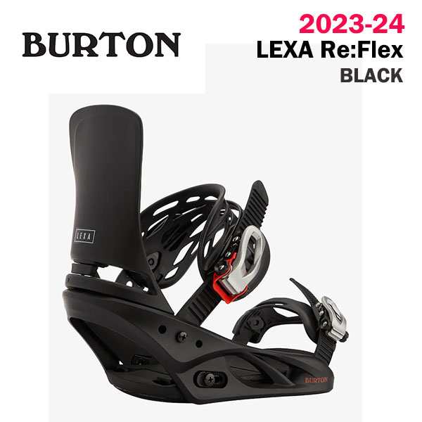 23-24 BURTON SNOWBOARD BINDING Women’s Lexa Re:Flex BLACK 2024 バートン スノーボードバインディング レディース ブラック 正規品