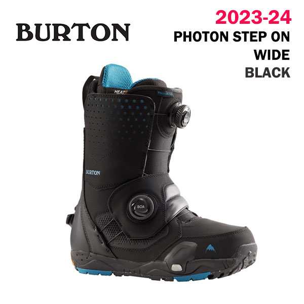 23-24 BURTON SNOWBOARDBOOTS メンズ PHOTON STEP ON WIDE BLACK 2024