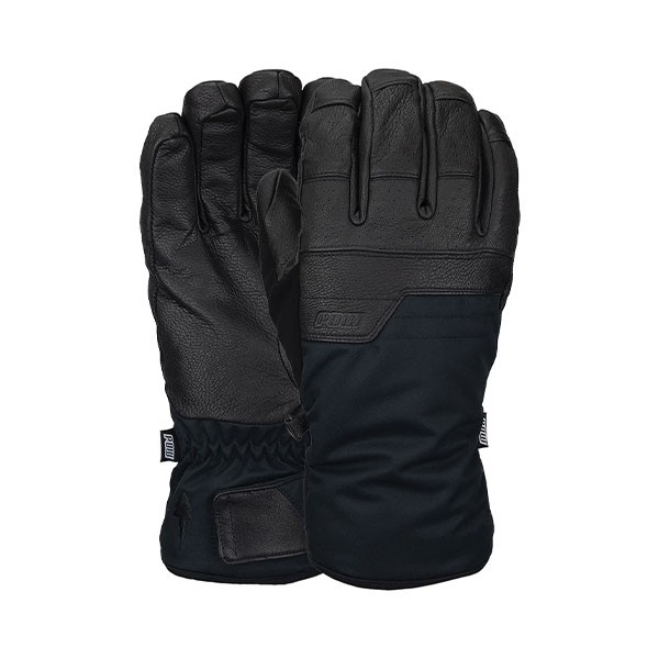 23-24 POW August 2.0 Short Glove BLACK 2024 パウ オーガスト2.0ショートグローブ スノーボードグローブ 正規品　送料無料