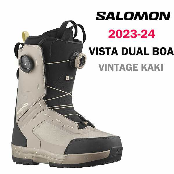 予約商品 23-24 SALOMON SNOWBOARDBOOTS VISTA DUAL BOA 2024 サロモン スノーボードブーツ ビスタ  デュアル 正規品 L 通販限定品