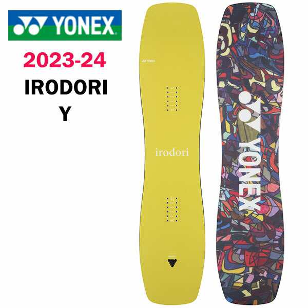 品質満点！ 予約商品 23-24 YONEX SNOWBOARD IRODORI FLAT CAMBER 2024 ヨネックス スノーボード イロドリ  グラトリ ペールイエロー 正規品
