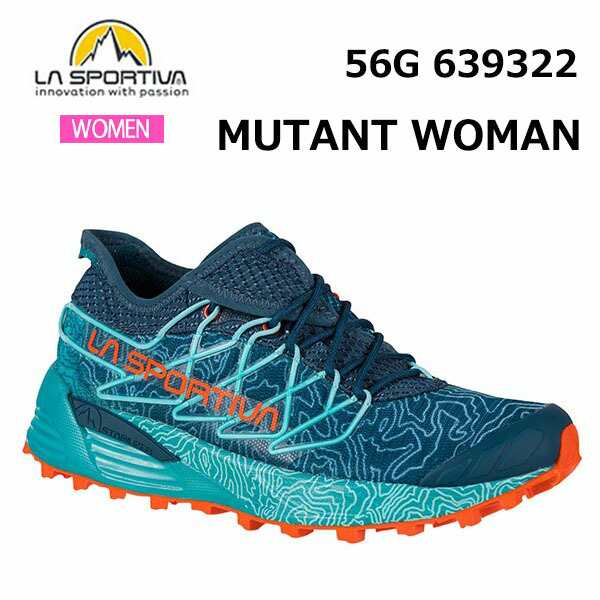 スポルティバ LA SPORTIVA トレランシューズ レディース ミュータント ウーマン MUTANT WOMAN 56G 639322 ストームブルー×チェリート