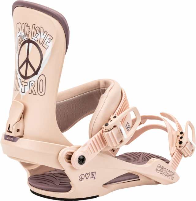 24-25 NITRO SNOWBOARD BINDING COSMIC Peace Love Nitro 2024 ナイトロ スノーボードバインディング コスミック ピースラブナイトロ 正