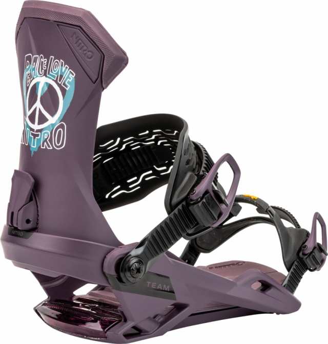 24-25 NITRO SNOWBOARD BINDING TEAM Peace Love Nitro 2024 ナイトロ スノーボードバインディング チーム ピースラブナイトロ 正規品 送