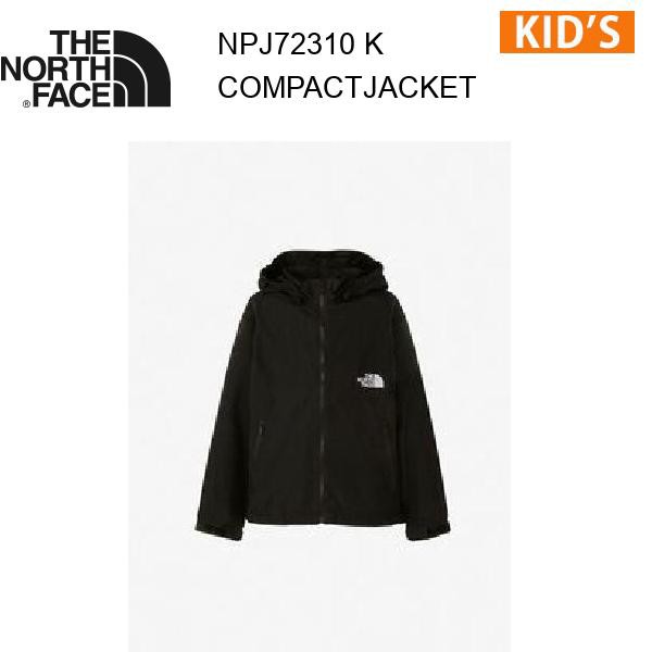 【メール便】24fw ザ・ノース・フェイス コンパクト ジャケット キッズ NPJ72310 カラー K THE NORTH FACE 正規品