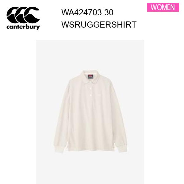 24fw カンタベリー ウィメンズラガーシャツ レディース  WA424703  カラー 30 canterbury 正規品の通販は