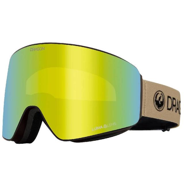 25-26 DRAGON PXV PREMIUM DESERT TAN   LL J.GOLD ION 2026 ドラゴン ゴーグル PXV プレミアムデザートタン ルーマレンズ J ゴールド　日本正規品