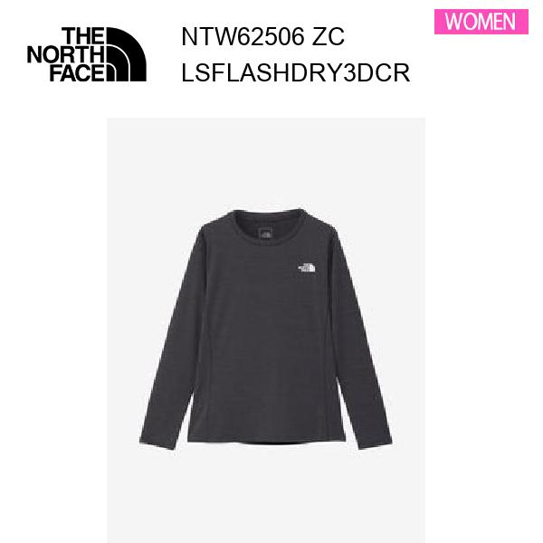 【メール便】25fw ザ・ノース・フェイス ロングスリーブフラッシュドライスリーディークルー レディース  NTW62506  カラー ZC THE NORTH FACE 正規品