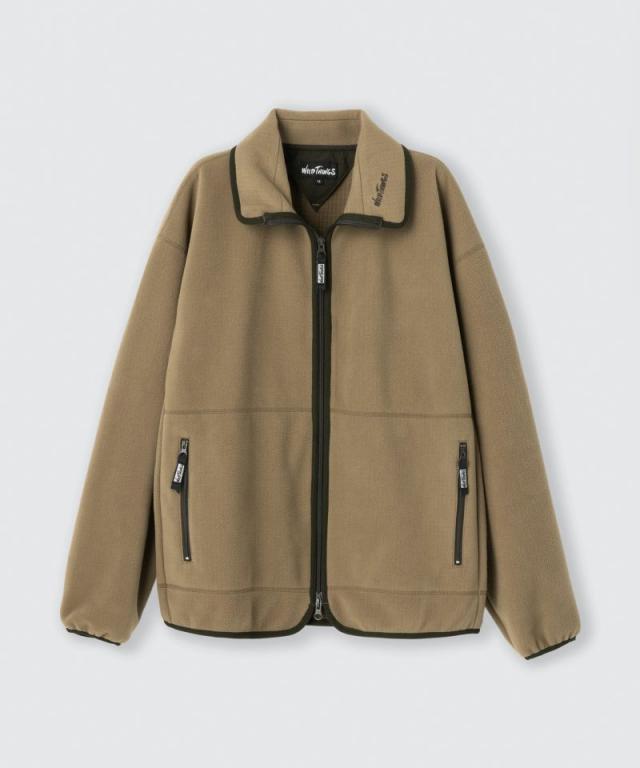 WILD THINGS ワイルドシングス グリッドフリースジャケット WT24133SK  カラー MOCHA  正規品