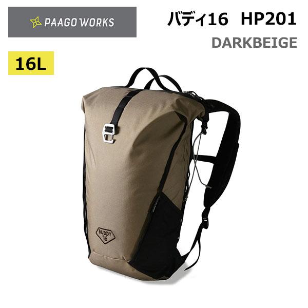 23fw パーゴワークス バディ16 ユニセックス  BUDDY16 HP201 カラーDBE PAAGOWORKS 正規品