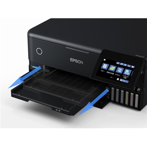 【美品】EPSON EW-M873T プリンター ブラック プリンター エプソン 本体 複合機 インク EW-M873T A4複合機プリンター