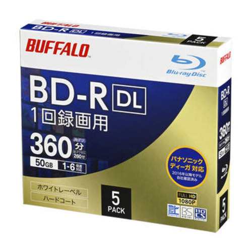 新品】Panasonic BD-R DL 50GB からし 5枚入り