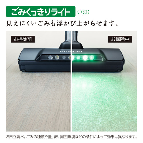 日立 CV-SP300P サイクロン式クリーナー パワかるサイクロン マーブルアイボリー ごみくっきりライト_2