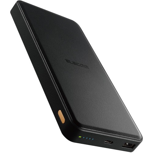 エレコム DE-C39-12000BK モバイルバッテリー 12000mAh PD対応 20W 入出力(TypeC×1) 出力(USBA×1)  おまかせ充電 ブラック｜au PAY マーケット